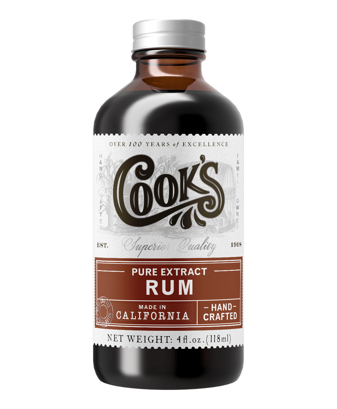 Pure Rum Extract - 4oz