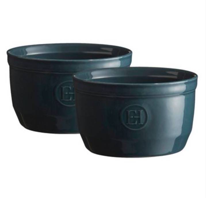 Emile Henry Feu-Doux Ramekin 2pc Set 10.5x6cm