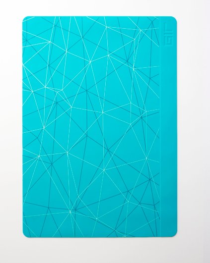 GIR Silicone Baking Mat 1/4 Artist Series 9x12 Teal
