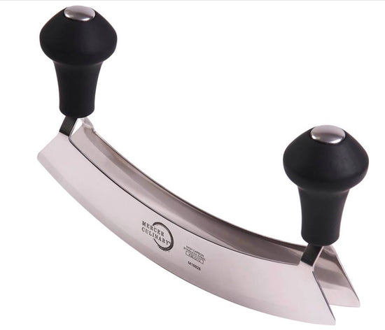Mercer Culinary 8" Mezzaluna Double Handle