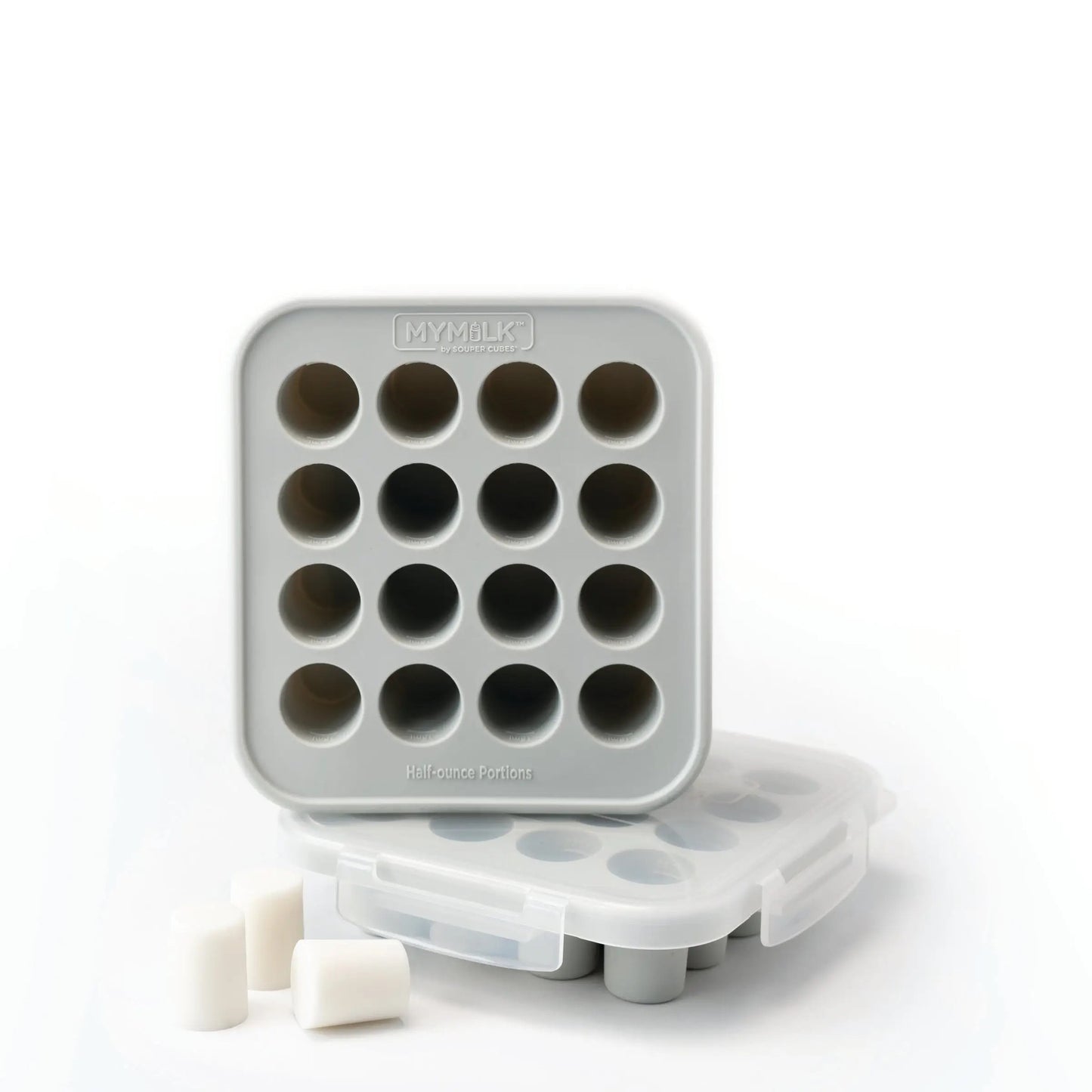 Souper Cubes MyMilk Tray - Grey (15ml/0.5oz) - Set of 2