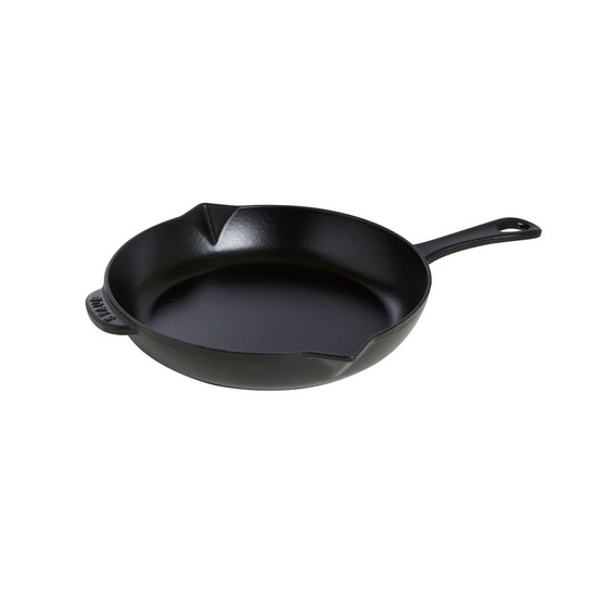 Load image into Gallery viewer, Staub Round 10&amp;quot; Black Fry Pan
