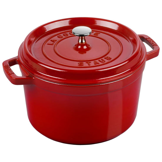 Staub High Cocotte 4.7L - Cherry Red