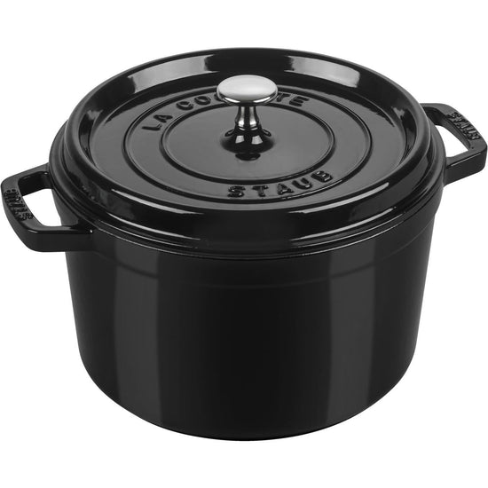 Staub High Cocotte 4.7L Noir (Gloss Black)