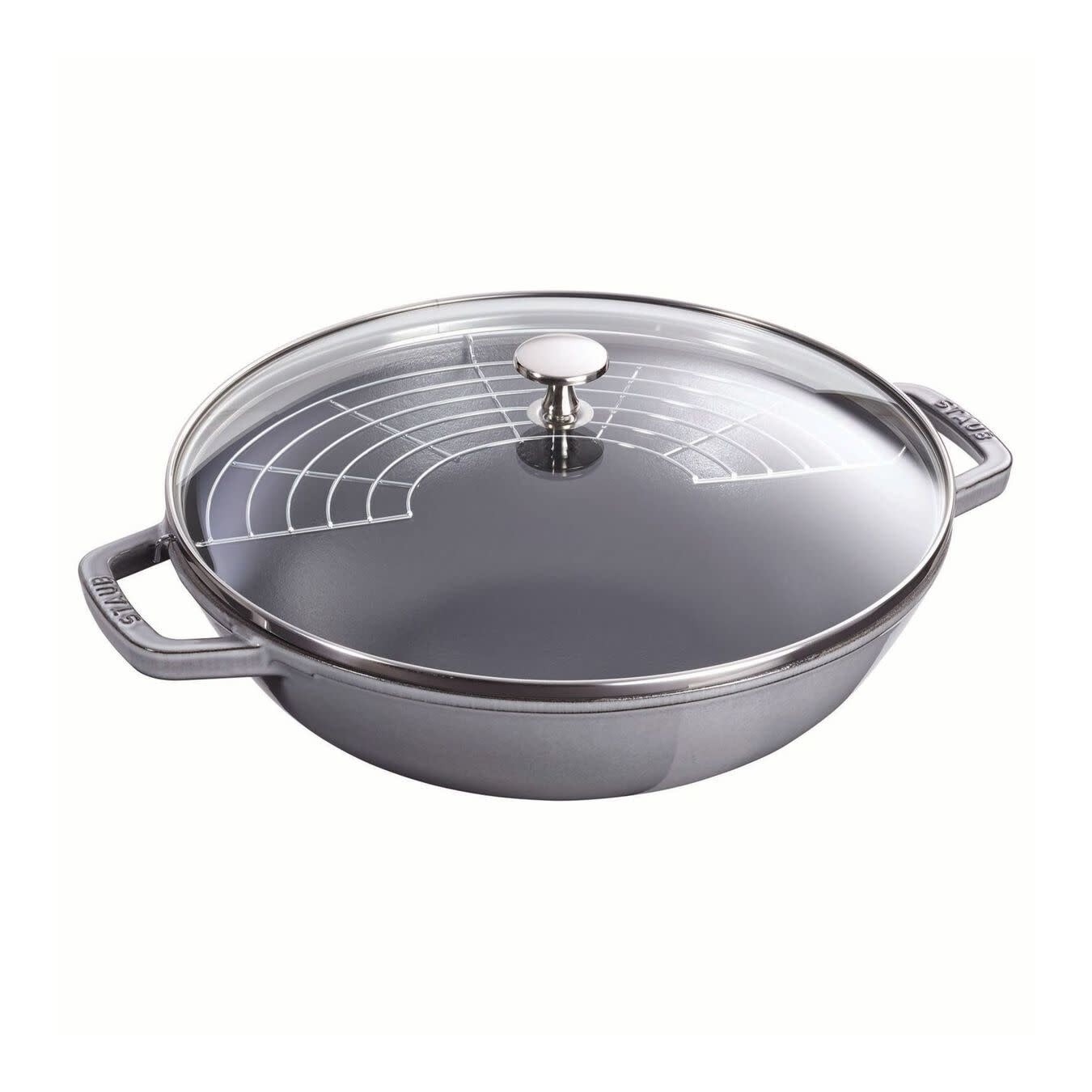 Staub Wok 12"/30cm Graphite Grey