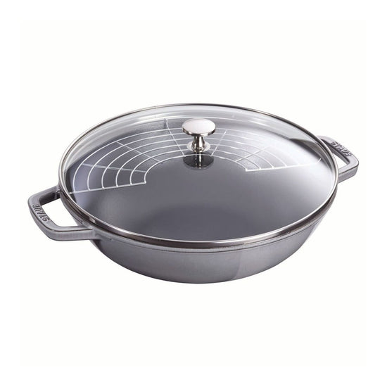 Staub Wok 12"/30cm Graphite Grey
