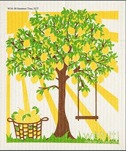 Load image into Gallery viewer, Swedish Wet Cloth Summer Lemon Tree

