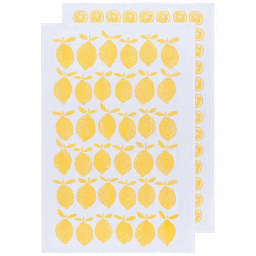 Floursack Dishtowel Set/2 - Lemon