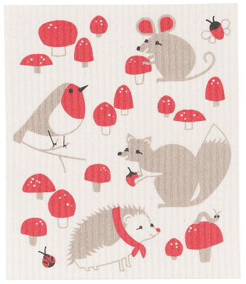 Swedish Dish Cloth Toadstool Time