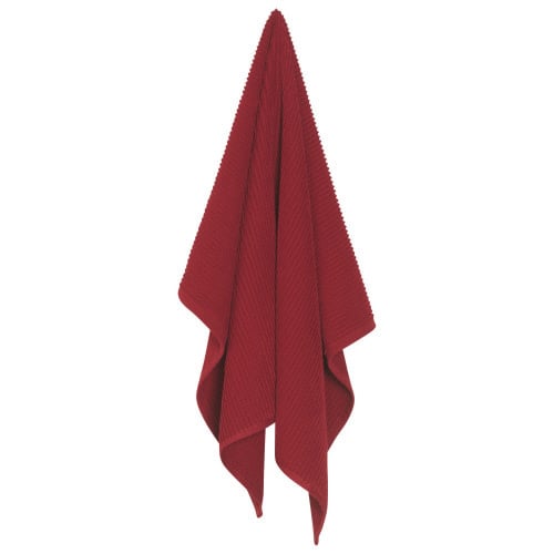 Kitchen Towel Ripple - Carmine