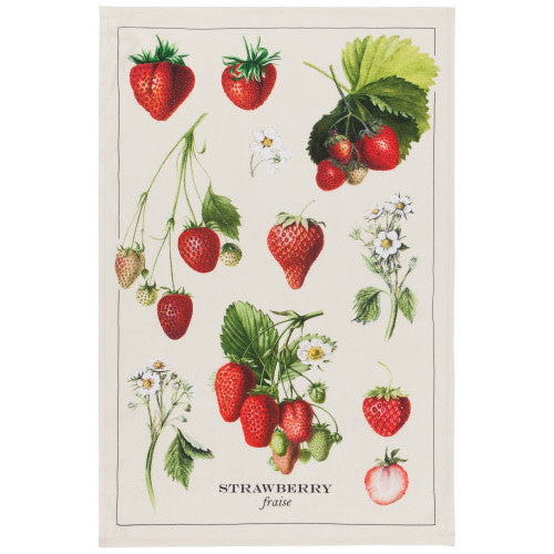 Load image into Gallery viewer, Tea Towel - Vintage Strawberries
