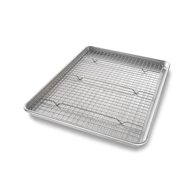 Half Sheet Baking Pan & Rack Set