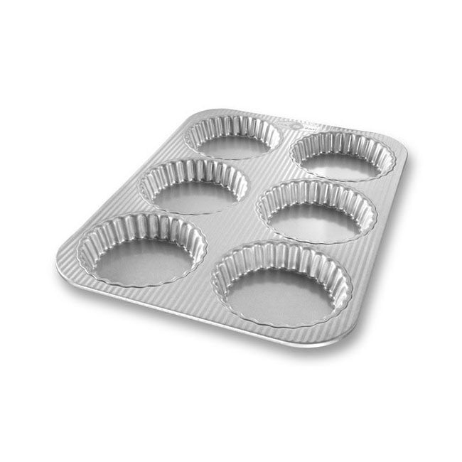 Mini Fluted Tart Pan - 6 Well