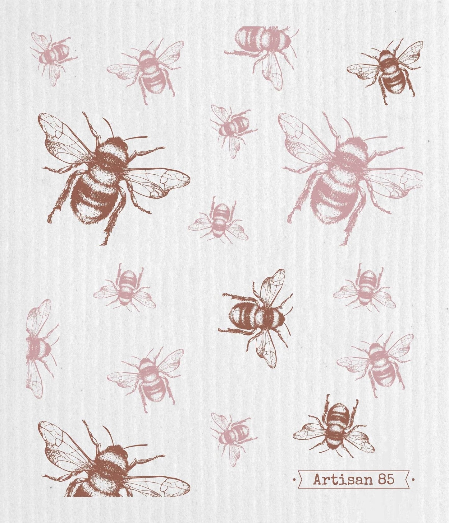 Bumblebee Pink Swedish Cloth