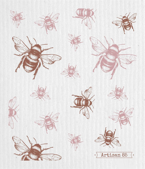 Bumblebee Pink Swedish Cloth