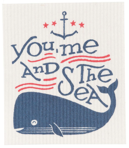 Swedish Dish Cloth Whale